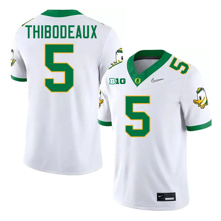 Kayvon Thibodeaux Oregon Jersey,Oregon Ducks Football Uniforms Youth-White 2024